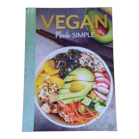 Vegan Made Simple Cookbook - Colorful Cover - Picture 1 of 4